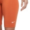 Malla Corta Sportswear Essential Biker Mujer Sport Spice-White