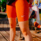 Malla Corta Sportswear Essential Biker Mujer Sport Spice-White