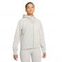NSW Full-Zip Hoodie BB Fleece Print Mujer College Grey