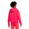 Chaqueta Sportswear Full-Zip Hoodie Bb Fleece Print Mujer Very Berry