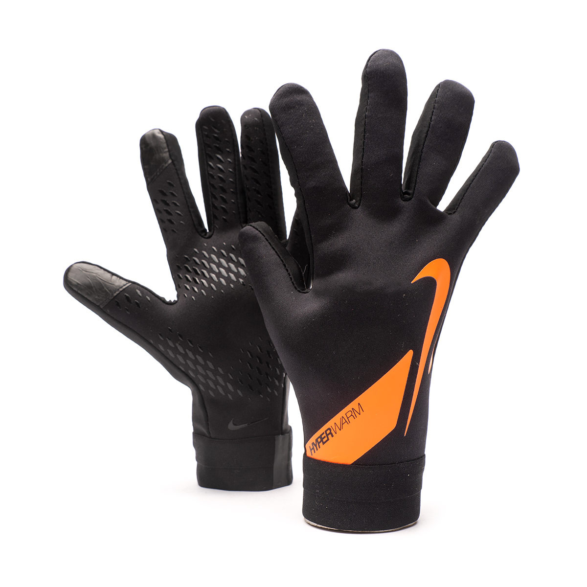 Guante portero Nike Hyperwarm Academy Black-Orange - Emotion