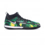 Phantom GT2 Academy DF IC Niño Black-Platinum-Green strike