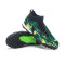 Bota Phantom GT2 Academy DF Turf Niño Black-Platinum-Green Strike