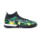 Bota Phantom GT2 Academy DF Turf Niño Black-Platinum-Green Strike