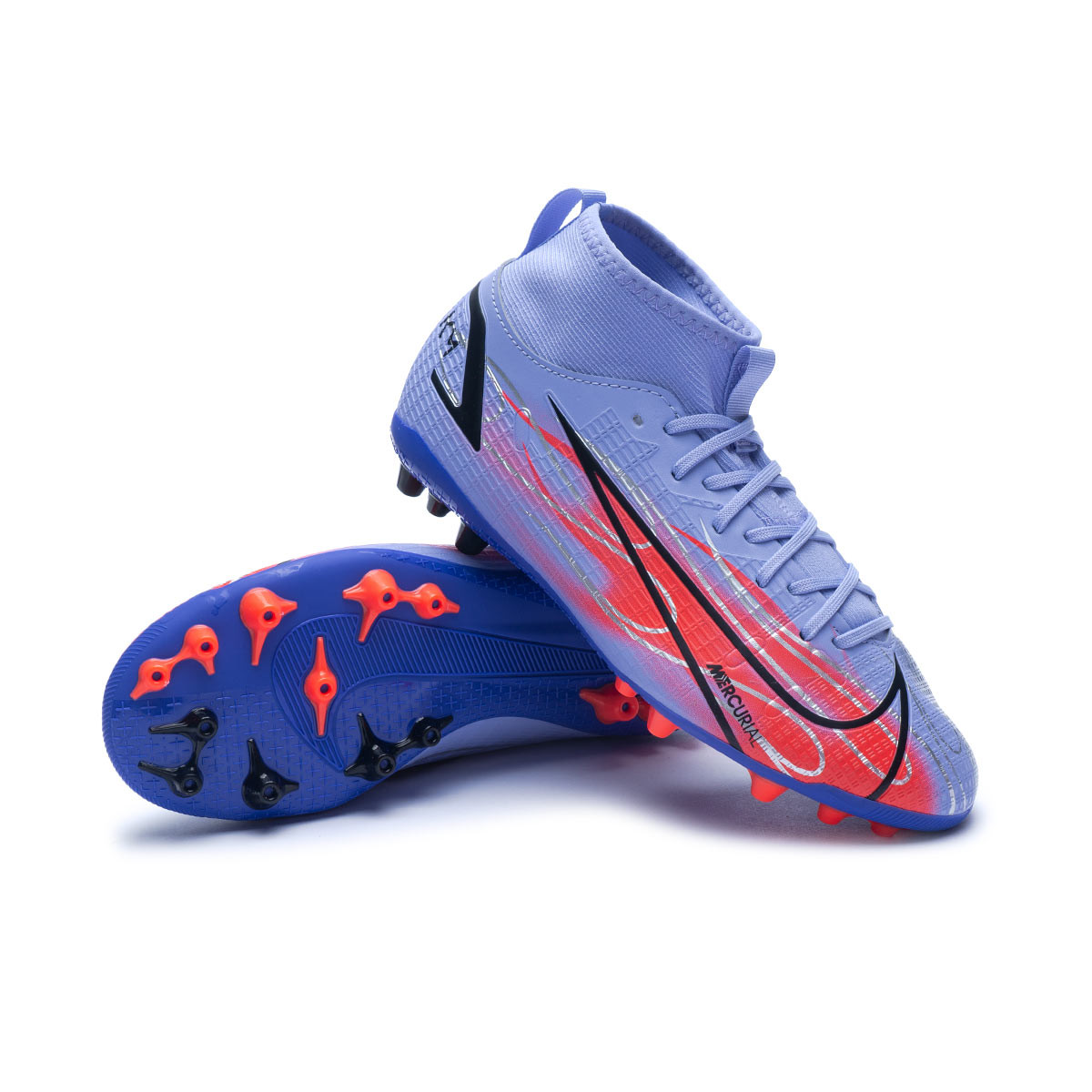 Monet Nathaniel Ward torre Bota de fútbol Nike Mercurial Superfly 8 Academy KM AG Niño Light Thistle-Metallic Silver-Indigo Burst - Fútbol Emotion Monet Nathaniel Ward torre Bota de fútbol Nike Mercurial Superfly 8 Academy KM AG Niño Light Thistle-Metallic Silver-Indigo Burst - Fútbol Emotion