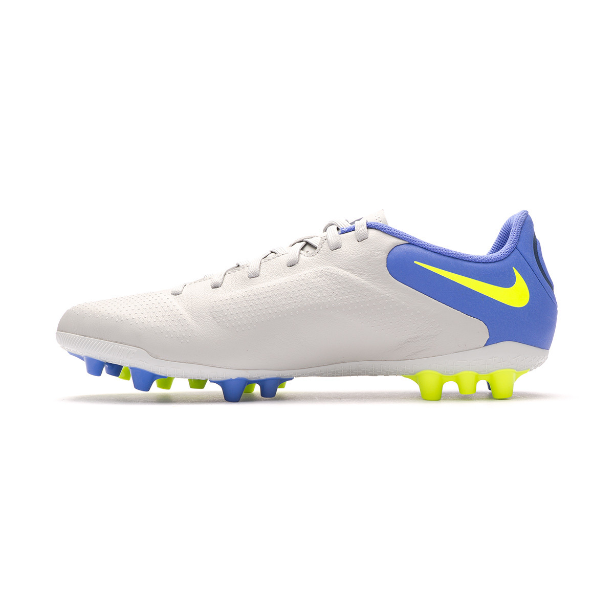Bota de fútbol Nike Tiempo Legend 9 Academy AG Grey Fog-Volt-Sapphire-Blue  Void - Fútbol Emotion