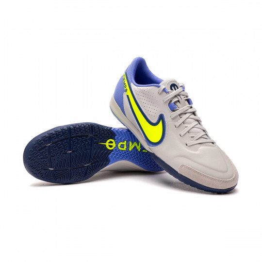 Quinto profundo Previsión Zapatilla de Fútbol sala Nike Tiempo Legend 9 Academy IC Grey  Fog-Volt-Sapphire - Fútbol Emotion