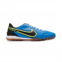 Tiempo Legend 9 Academy Turf Light Photo Blue-Black-Lime Glow-Gum Med Brow