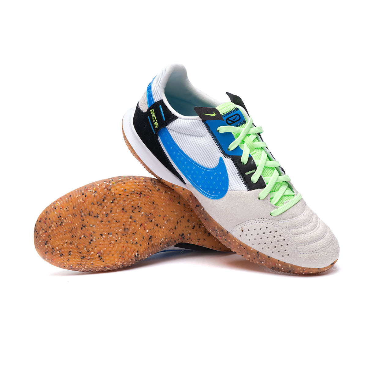 Zapatilla Fútbol sala Nike Gato White-Black-Light Photo Blue-Black - Fútbol Emotion