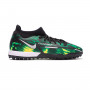 Phantom GT2 Academy DF Turf Black-Platinum-Green Strike