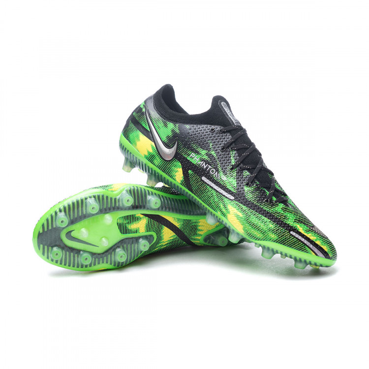 Football Boots Nike Phantom GT2 Elite AG-Pro Black-Platinum-Green Strike -  Fútbol Emotion