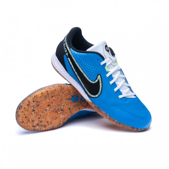 Indoor boots Nike React Tiempo Legend 9 Pro IC Blue-Black-Lime Glow-Brown -  Fútbol Emotion
