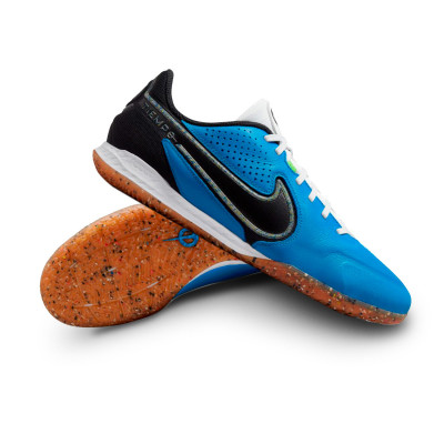 Futsal Shoes Nike React Tiempo Legend 9 Pro IC Blue-Black-Lime Glow-Brown -  Fútbol Emotion