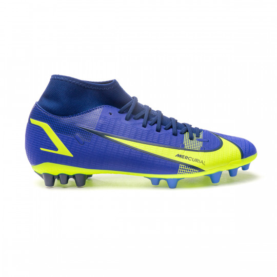 Bota de fútbol Nike Mercurial Superfly 8 Academy AG Lapis-Volt-Blue Void - Emotion