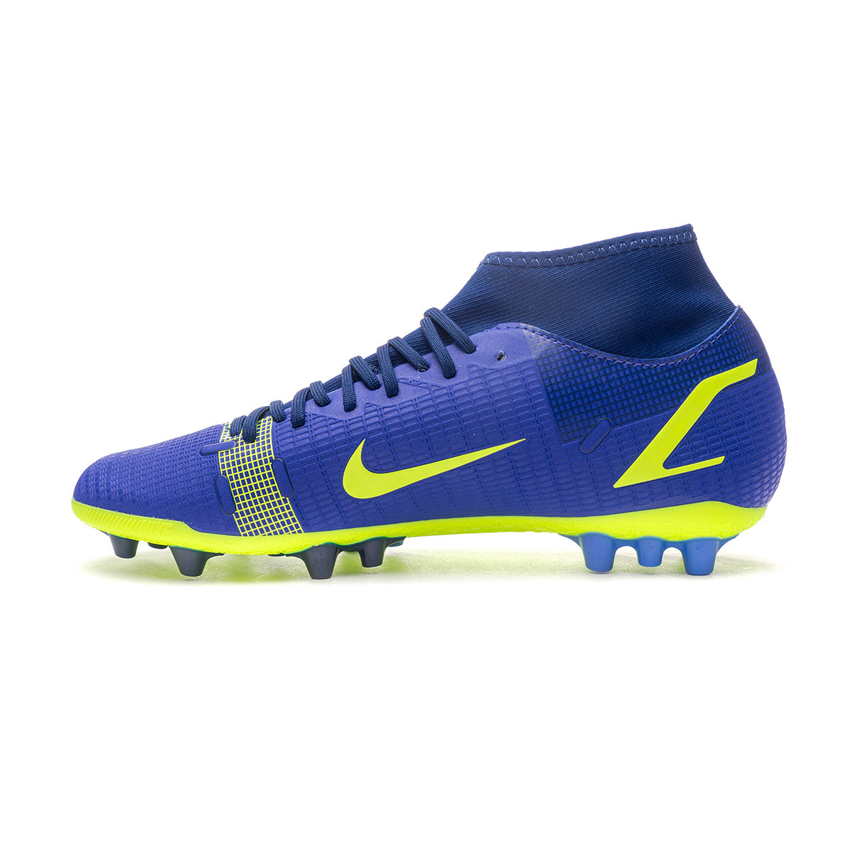 Catarata tienda girasol Bota de fútbol Nike Mercurial Superfly 8 Academy AG Lapis-Volt-Blue Void -  Fútbol Emotion
