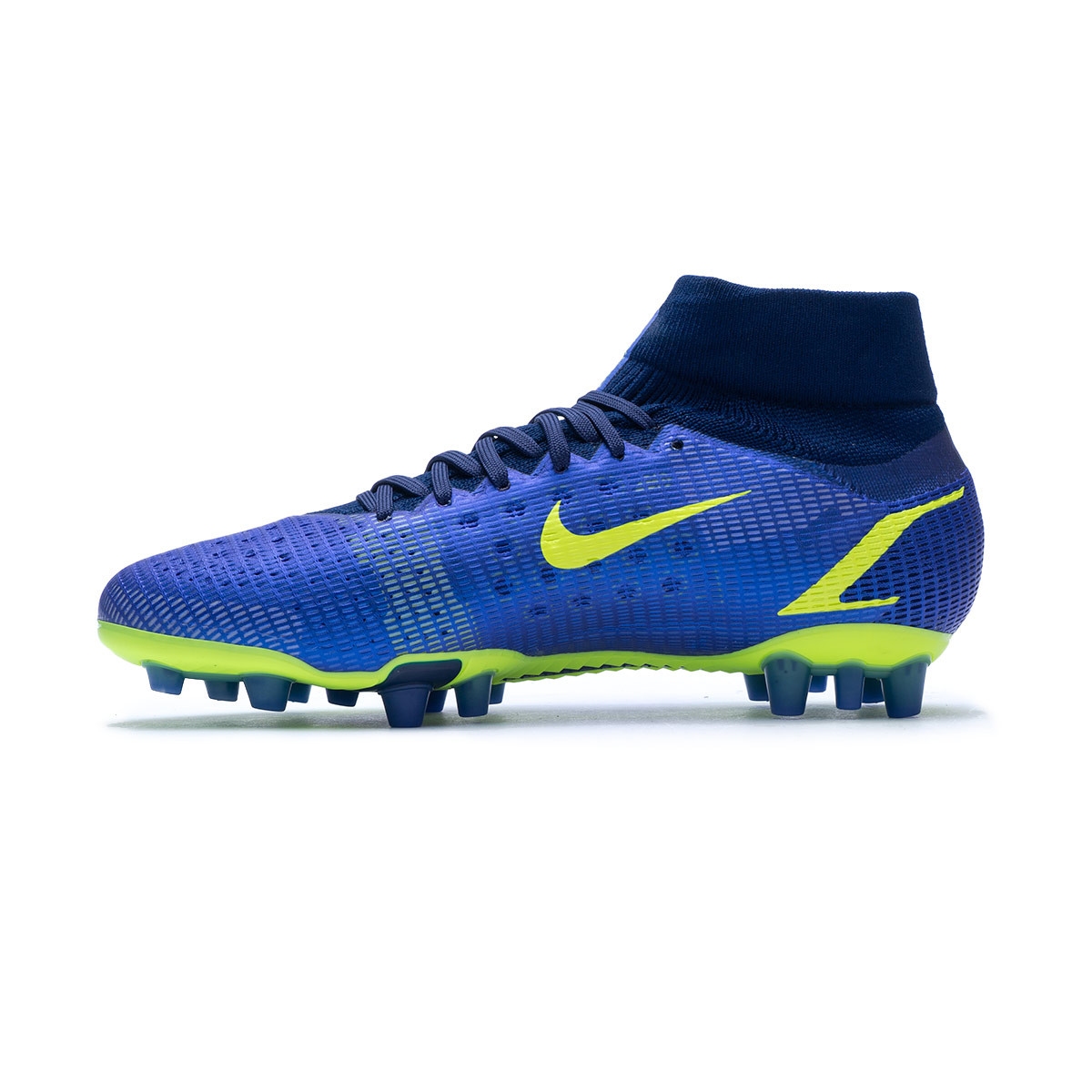 Football Boots Nike Mercurial Superfly 8 Pro AG Sapphire-Volt-Blue Void -  Fútbol Emotion