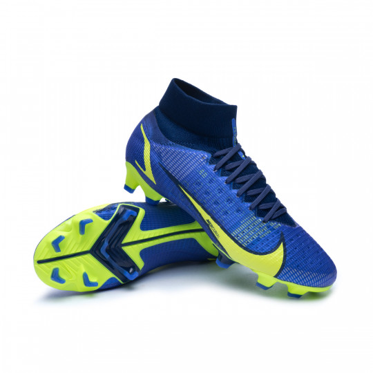 Bota de fútbol Nike Mercurial Superfly 8 Pro FG Sapphire-Volt-Blue Void - Emotion