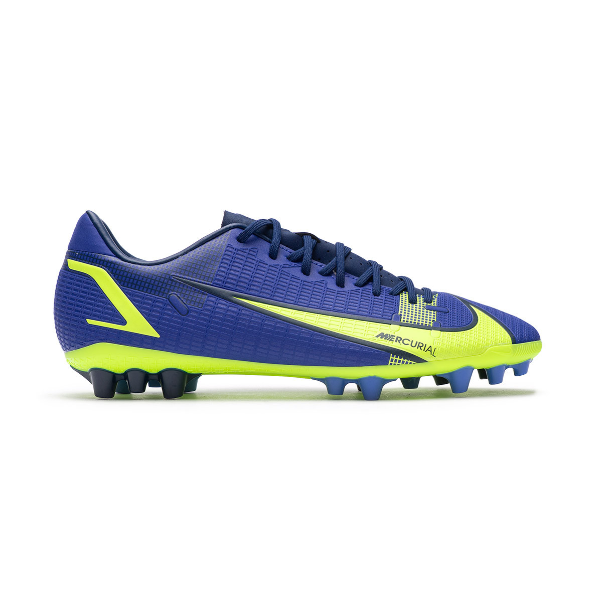 Bota de fútbol Nike Mercurial Vapor 14 Academy AG Lapis-Volt-Blue Void -  Fútbol Emotion