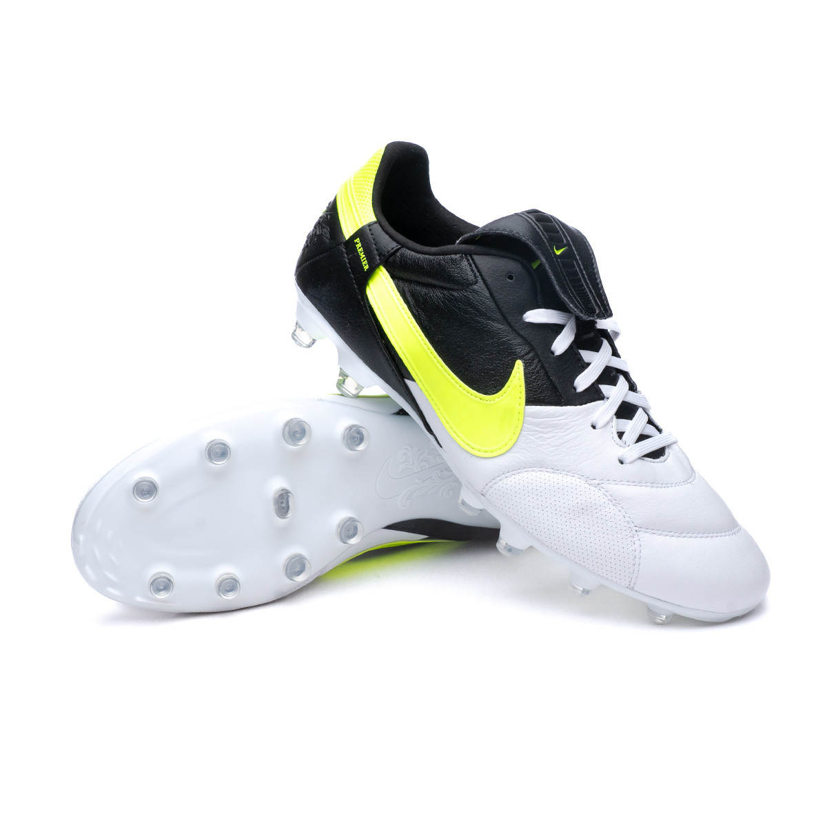 Bota de The Nike Premier 3 FG Black-Volt-White - Fútbol