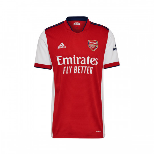 Camiseta adidas Arsenal FC Primera Equipación 2021-2022 White-Scarlet -  Fútbol Emotion