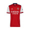 Camiseta Arsenal FC Primera Equipación 2021-2022 White-Scarlet