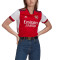 Camiseta Arsenal FC Primera Equipación 2021-2022 Mujer White-Scarlet