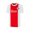 Camiseta Ajax de Ámsterdam Primera Equipación 2021-2022 Niño White-Team College Red