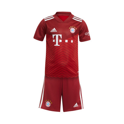 Kit adidas FC Bayern de Múnich Primera Equipación 2021-2022 Niño True Red -  Fútbol Emotion