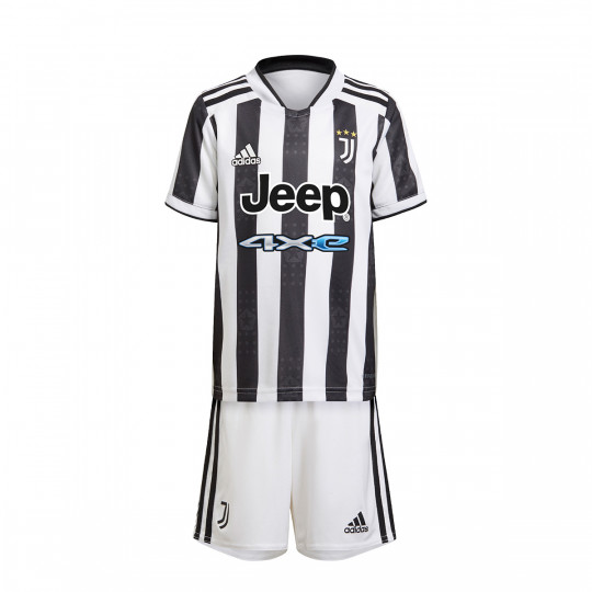 Conjunto Juventus Primera Equipación 2021-2022 Niño White-Black - Emotion