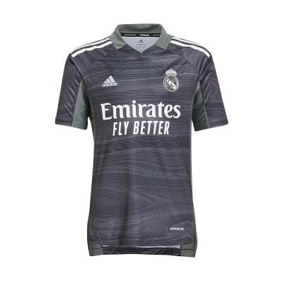 Jersey adidas Kids Real Madrid Goalkeeper Home Jersey 2021-2022 Black - FÃºtbol Emotion