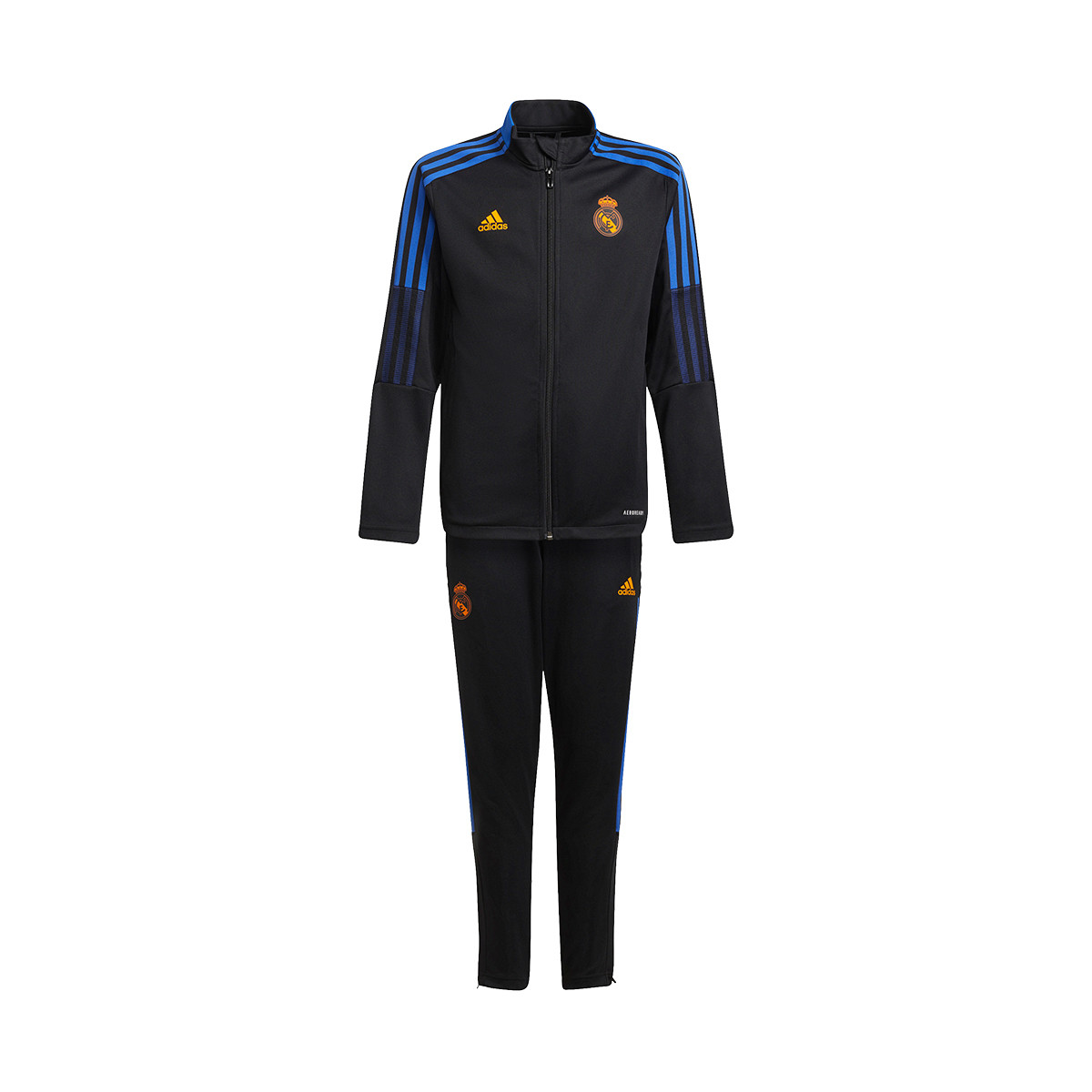 once Paloma tratar con Tracksuit adidas Kids Real Madrid Training 2021-2022 black - Fútbol Emotion