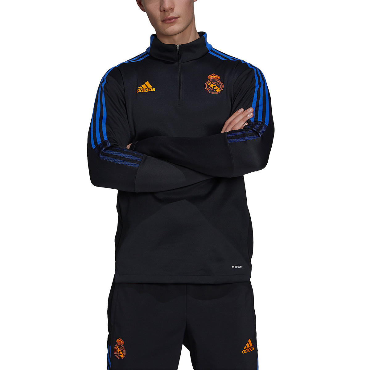 Sweatshirt adidas Real Madrid CF Training 2021-2022 Black - Fútbol Emotion
