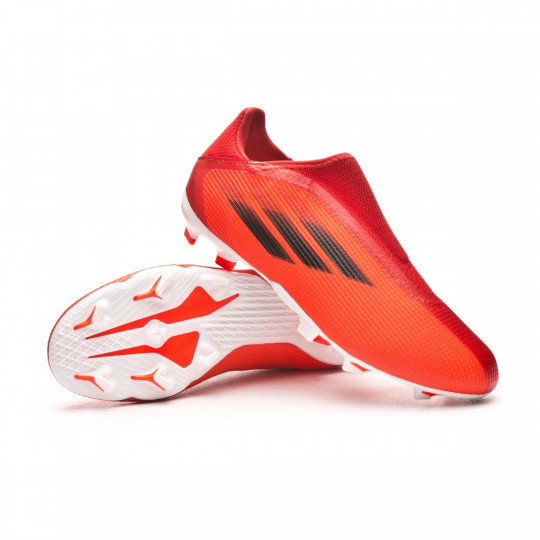 Bota de fútbol adidas X Speedflow .3 LL FG Niño Red-Black-Solar Red -  Fútbol Emotion