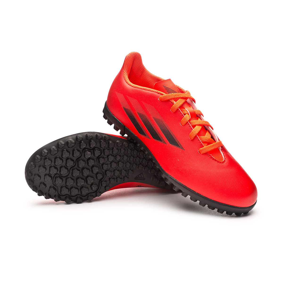 Bota fútbol X Speedflow .4 Turf Niño Red - Fútbol Emotion