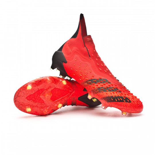 Componer Solo haz Cría Bota de fútbol adidas Predator Freak + FG Red-Black-Solar Red - Fútbol  Emotion