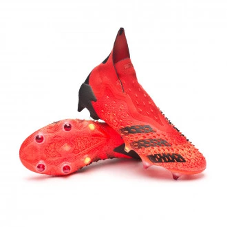 Bota Predator Freak + SG Red-Black-Solar Red