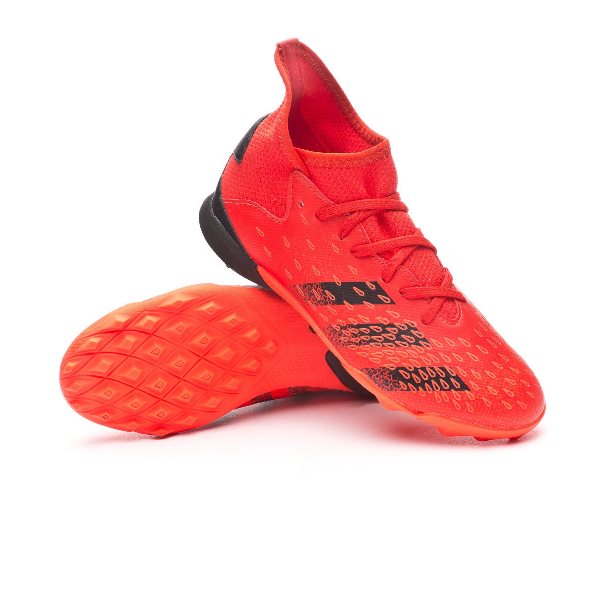 Bota adidas Predator Freak .3 Turf Niño Red - Fútbol Emotion