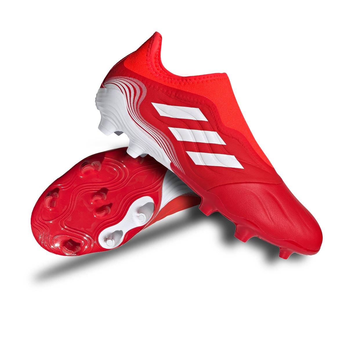 Football Boots adidas Copa Sense.3 LL FG Red-White-Solar red ...