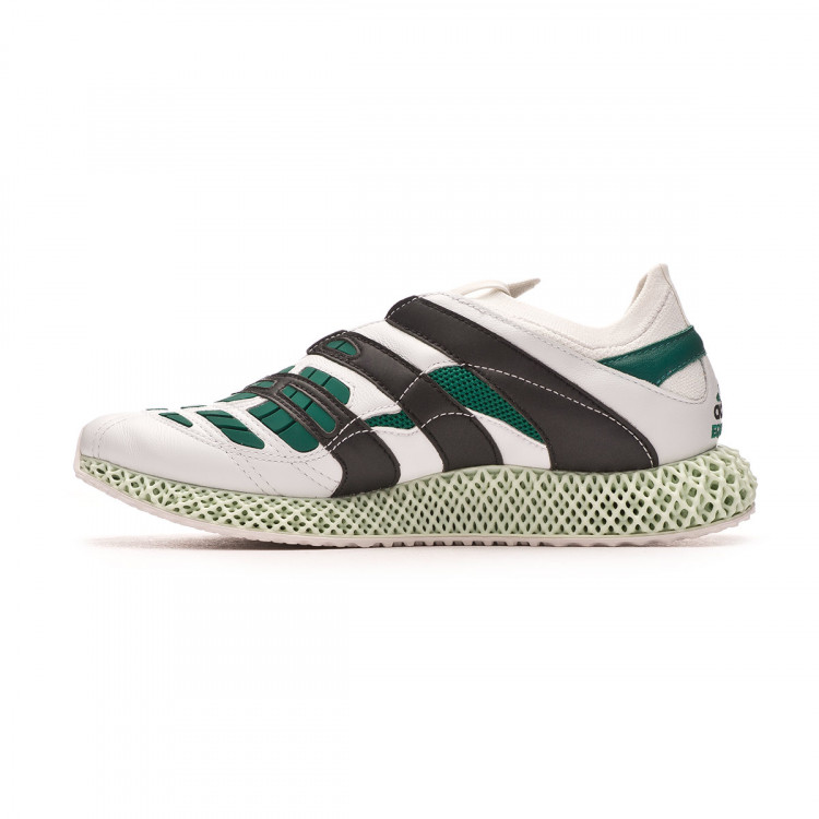 Trainers adidas Predator Accelerator 4D Eqt Crystal White-Core Black-Sub Green - FÃºtbol Emotion