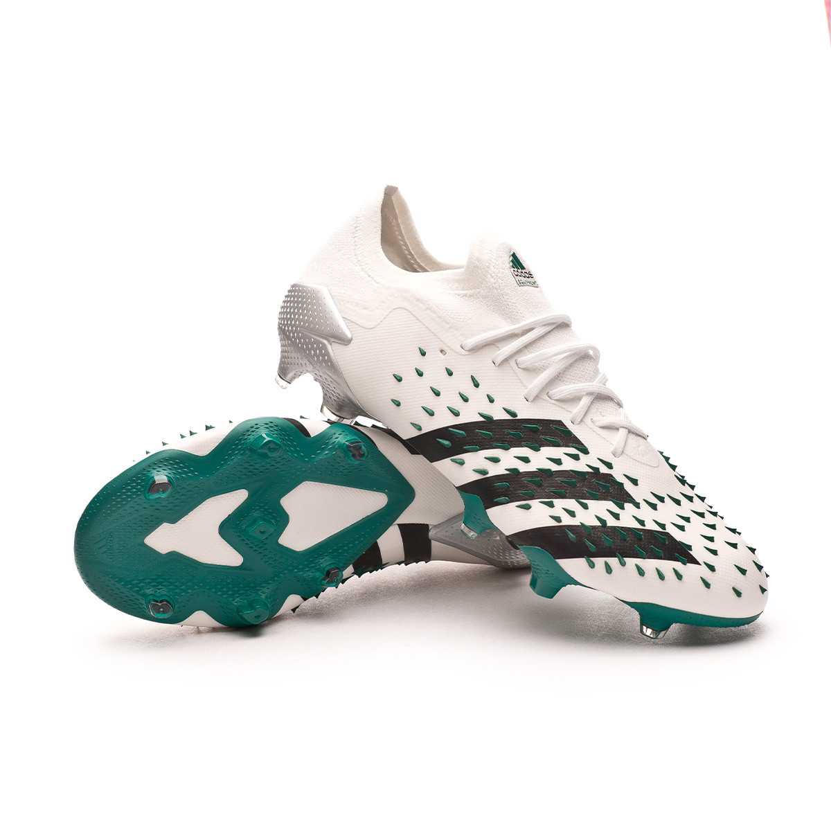 Adaptado alto reposo Bota de fútbol adidas Predator Freak .1 FG Eqt White-Green - Fútbol Emotion