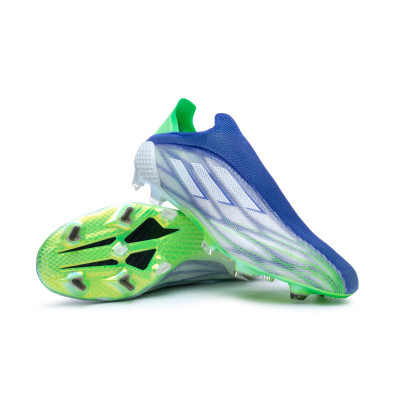 Football Boots adidas X Speedflow + White-Blue-Green - Fútbol Emotion
