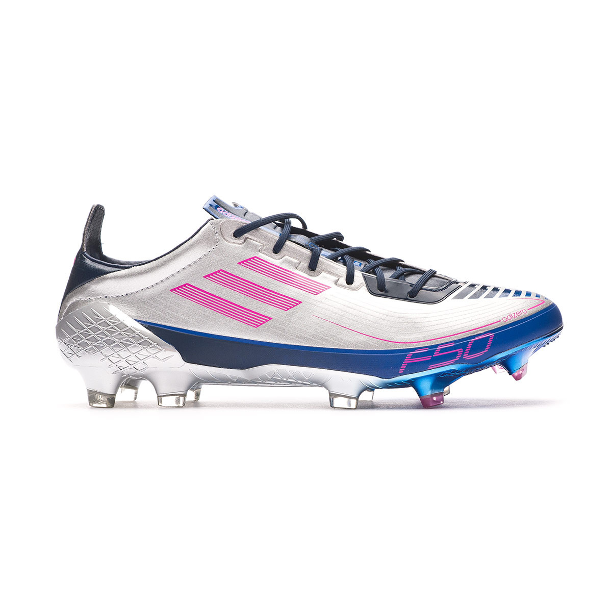 Bota de F50 Ghosted FG Grey-Black - Fútbol Emotion