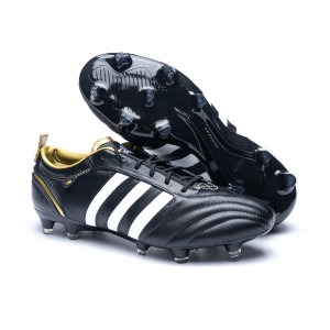 Bota de fútbol adidas adiPure Black-White-Gold - Fútbol Emotion