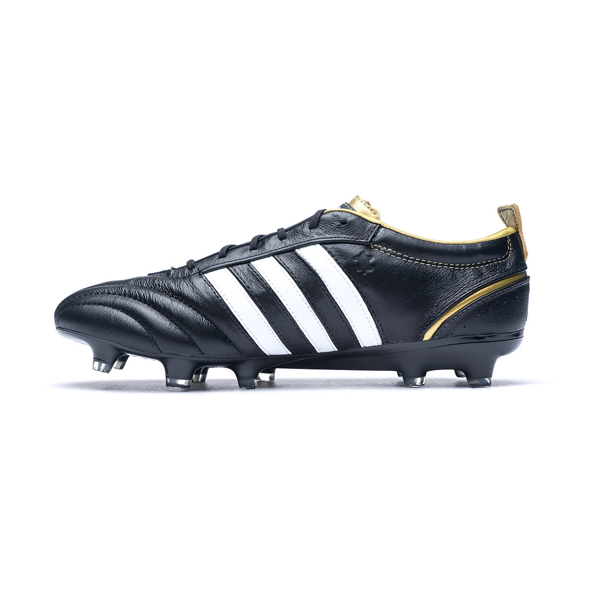 Bota de fútbol adidas adiPure Black-White-Gold - Fútbol Emotion