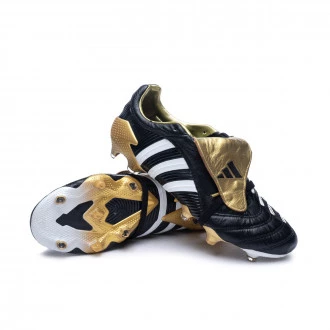 Bota Predator Pulse FG Black-White-Gold