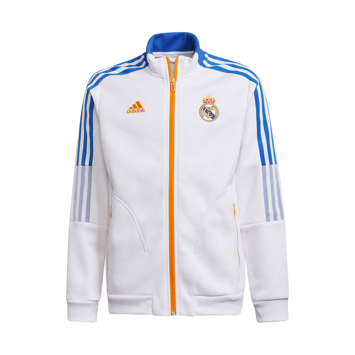 Sustancialmente experiencia cumpleaños Chaqueta adidas Real Madrid CF Pre-Match 2021-2022 Niño White - Fútbol  Emotion