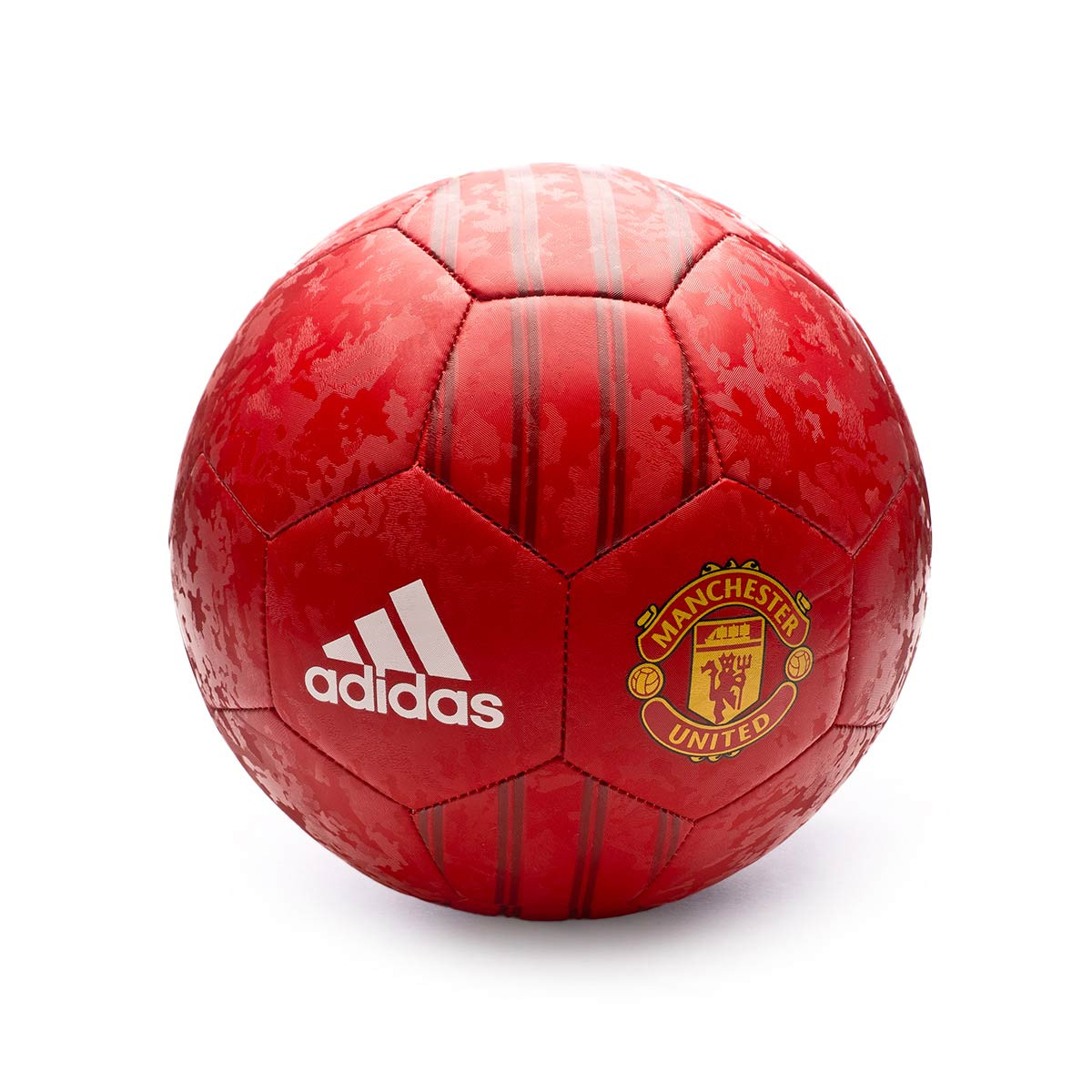 Футбольный мяч adidas Manchester United красный