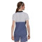 Camiseta Tiro Mujer White-Orbit Violet