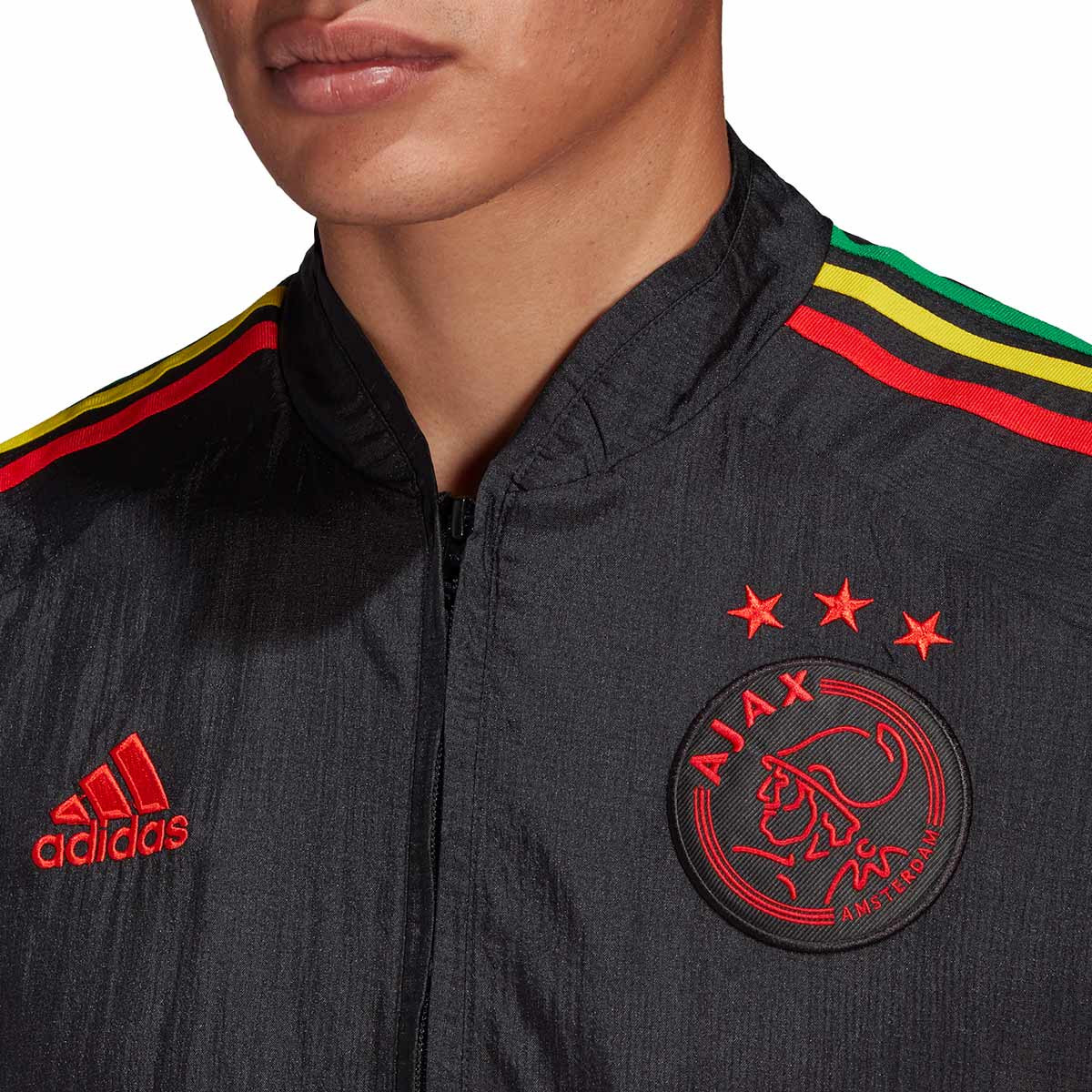 Chaqueta adidas Ajax de Ámsterdam Fanswear Black - Emotion