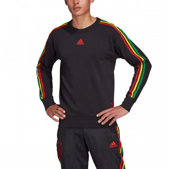 Sudadera adidas Ajax de Ámsterdam Fanswear 2021-2022 Black - Fútbol Emotion
